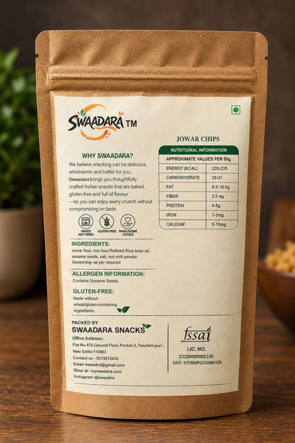 Swaadara's Jowar Chips